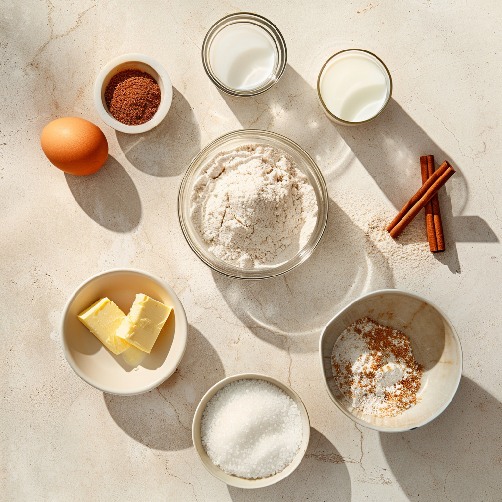 Orange Rolls Recipe: A Stunning, Sweet & Easy Morning Treat 5 Orange rolls ingredients layout