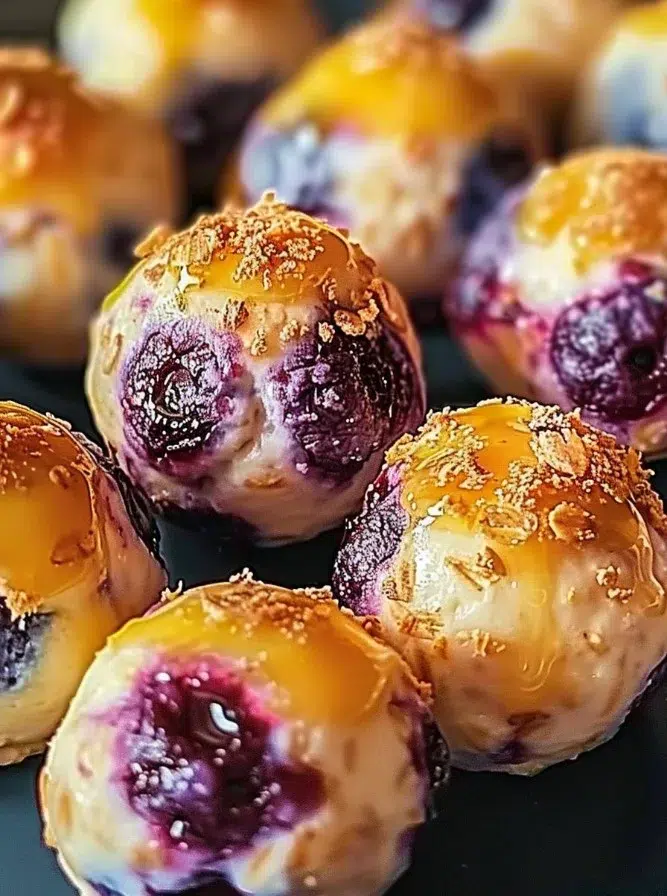 Lemon Blueberry Cottage Cheese Protein Bites 6 Lemon Blueberry Cottage Cheese Protein Bites