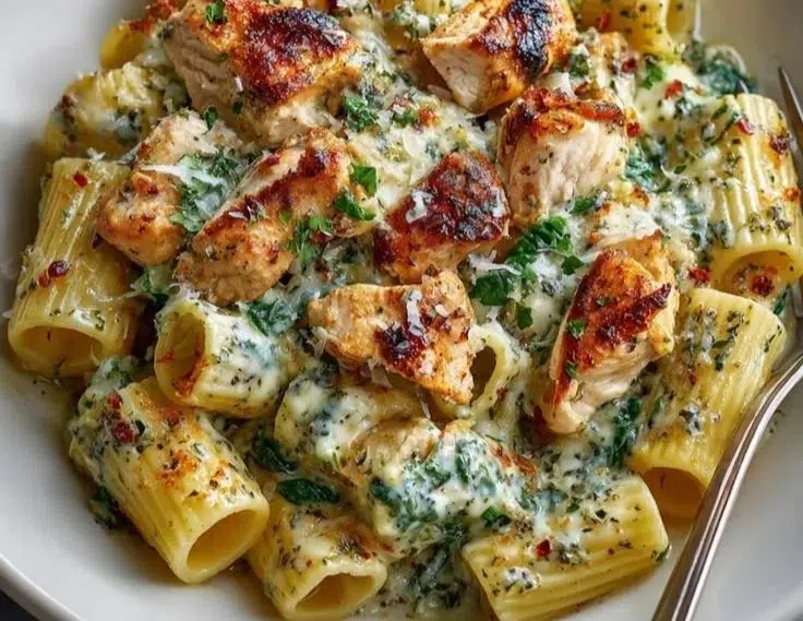 Creamy Pesto Chicken Pasta 5 Creamy Pesto Chicken Pasta
