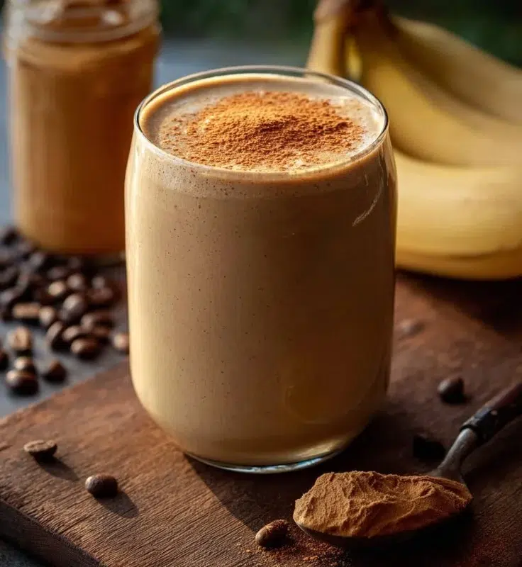 Energize your mornings with a creamy banana peanut butter coffee smoothie recipe 5 Energize your mornings with a creamy banana peanut butter coffee smoothie recipe