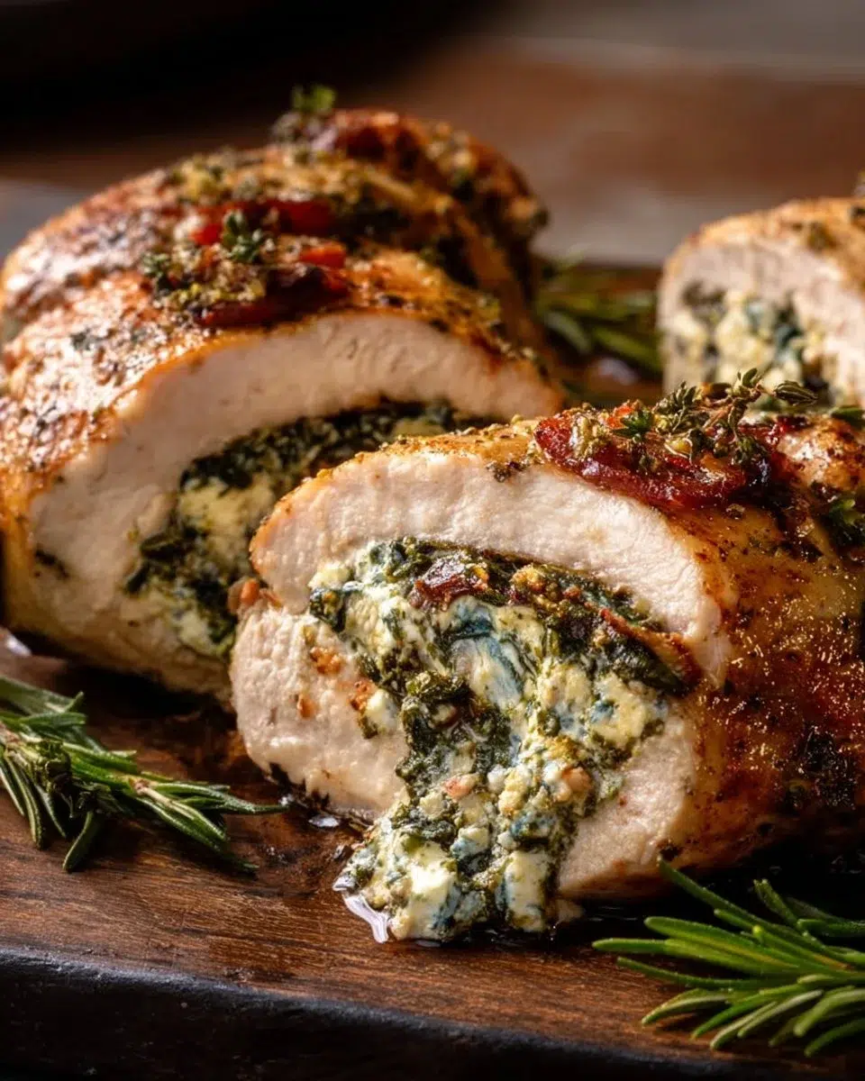Herbed Ricotta Stuffed Chicken Rolls 5 Herbed Ricotta Stuffed Chicken Rolls