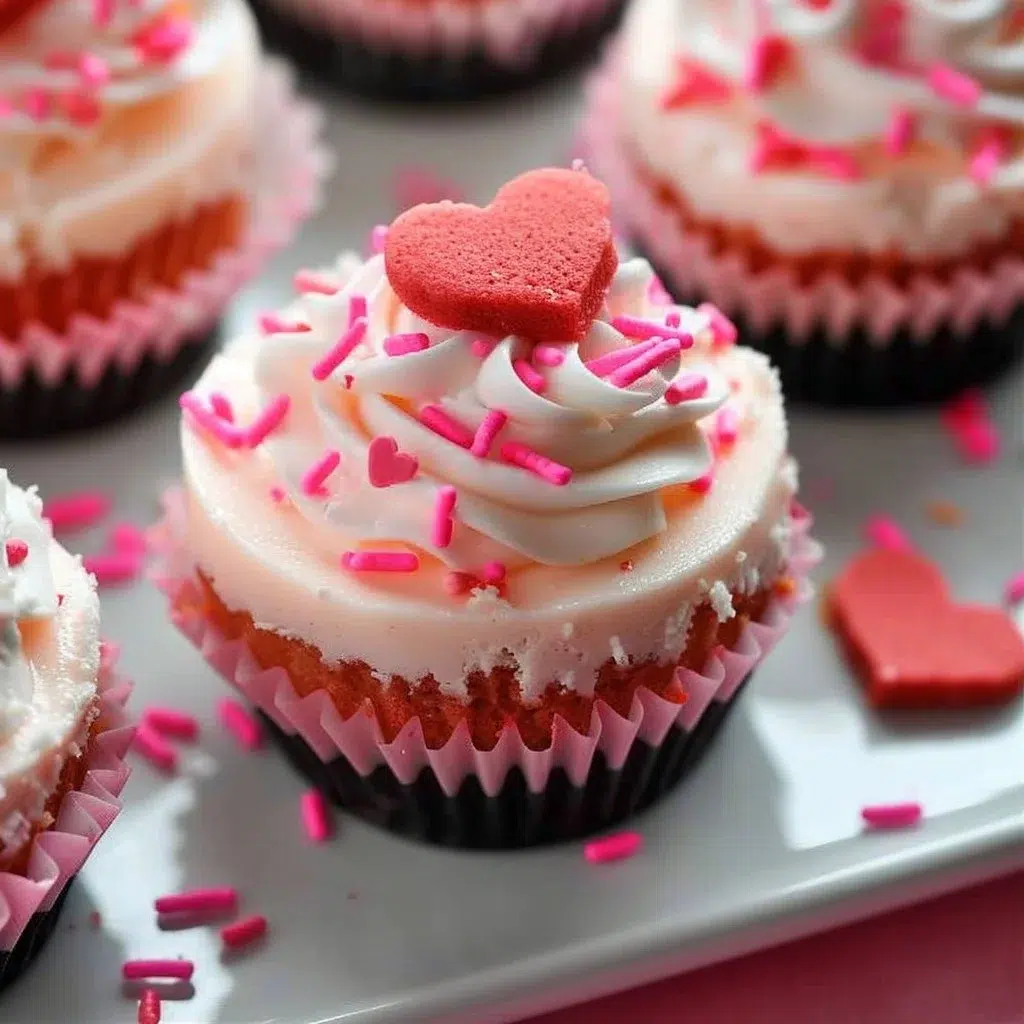 Mini Valentine Cheesecakes 6 Mini Valentine Cheesecakes