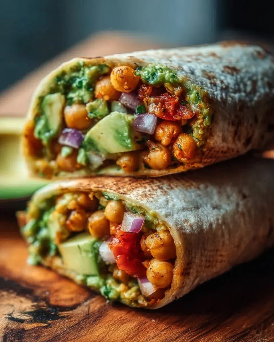 Spicy Chickpea and Avocado Wrap 5 Spicy Chickpea and Avocado Wrap